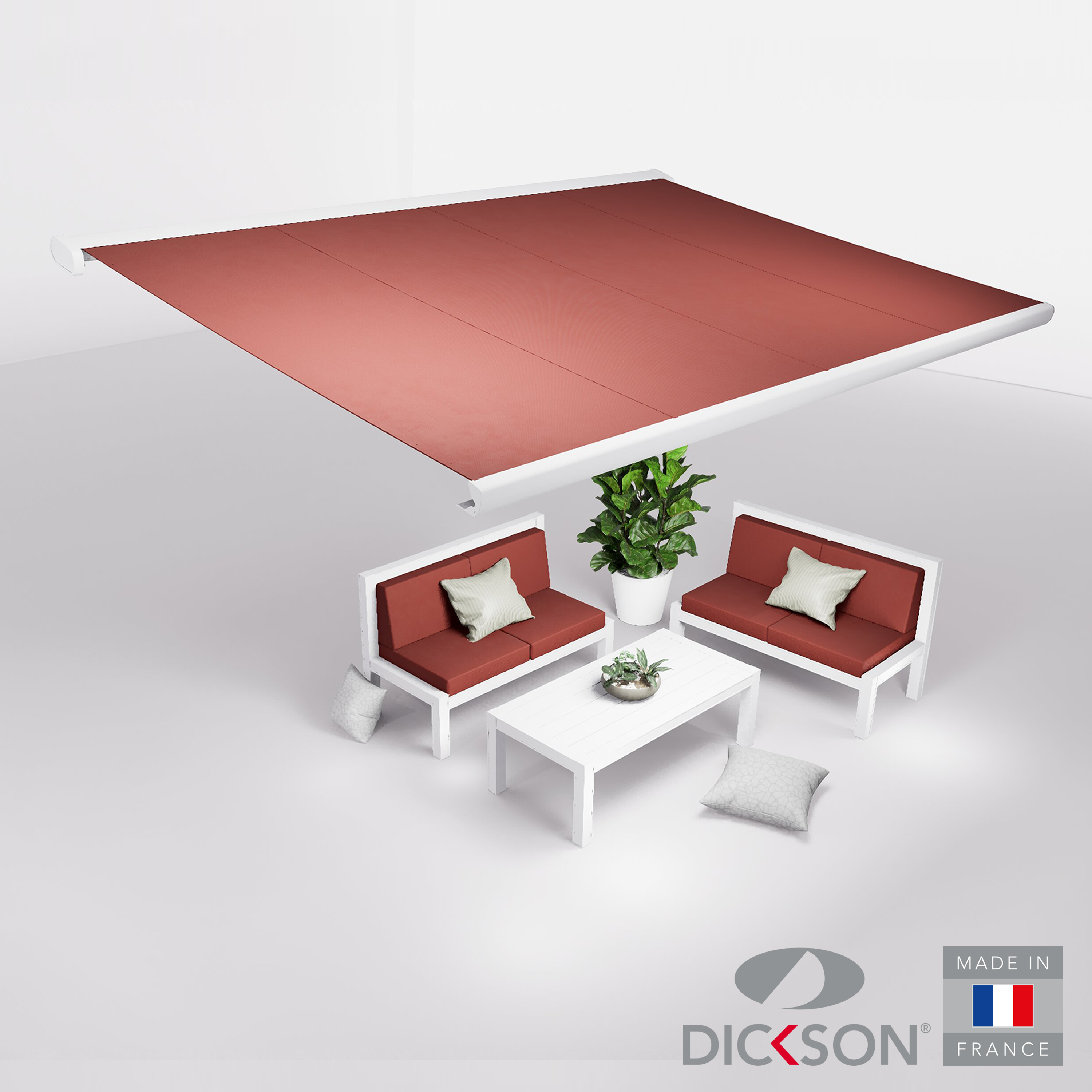 Ensemble Store banne et salon de jardin MEEL - 4 places Canapés