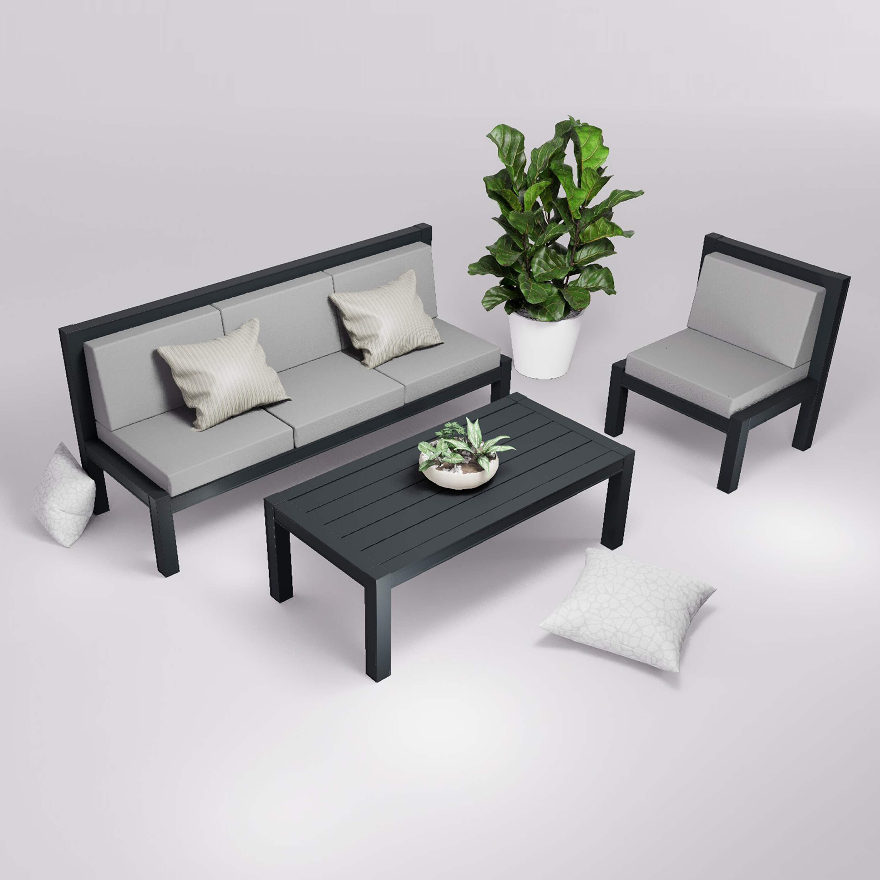 Salon de jardin 4 places
