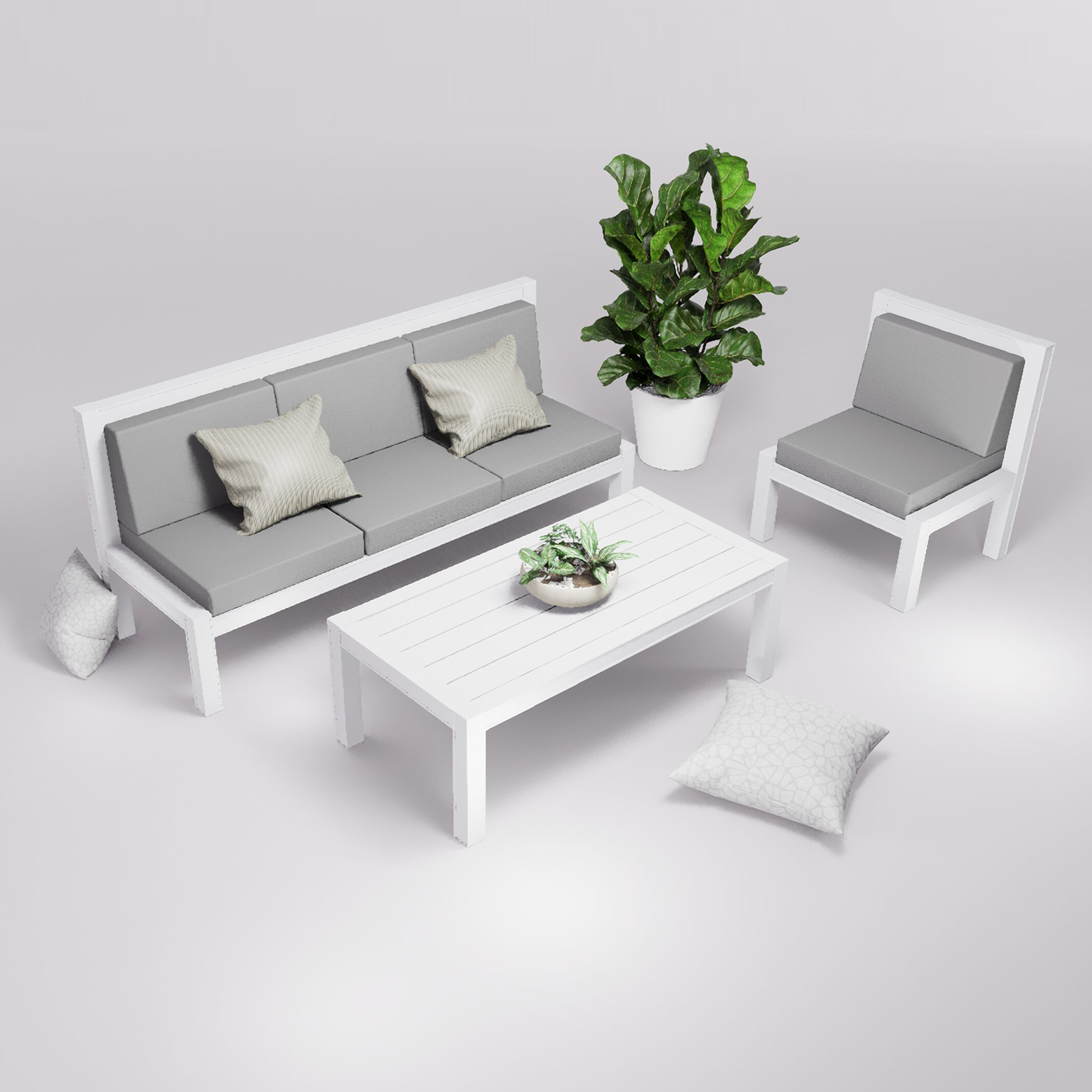 Salon de jardin 5 places