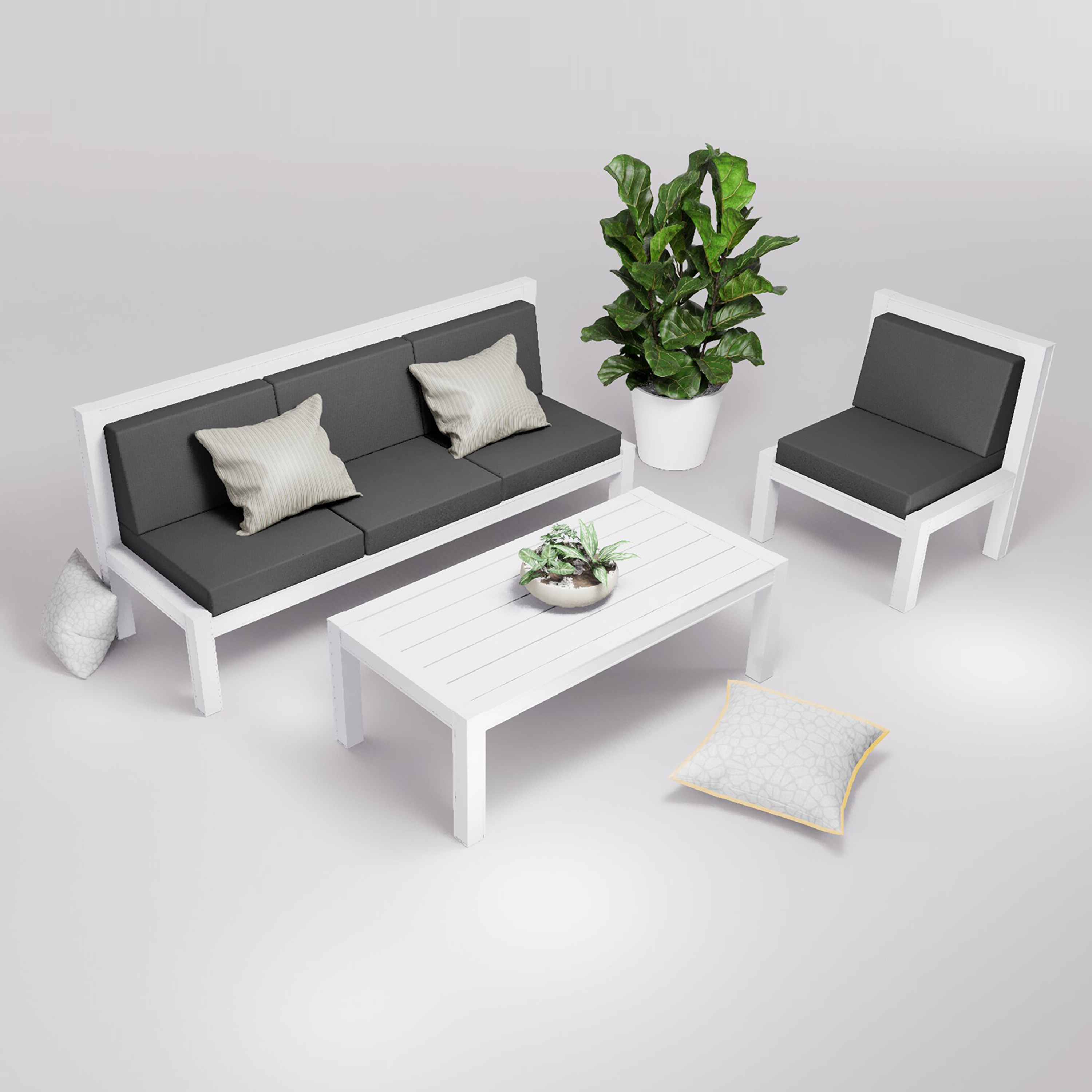 Salon de jardin 4 places