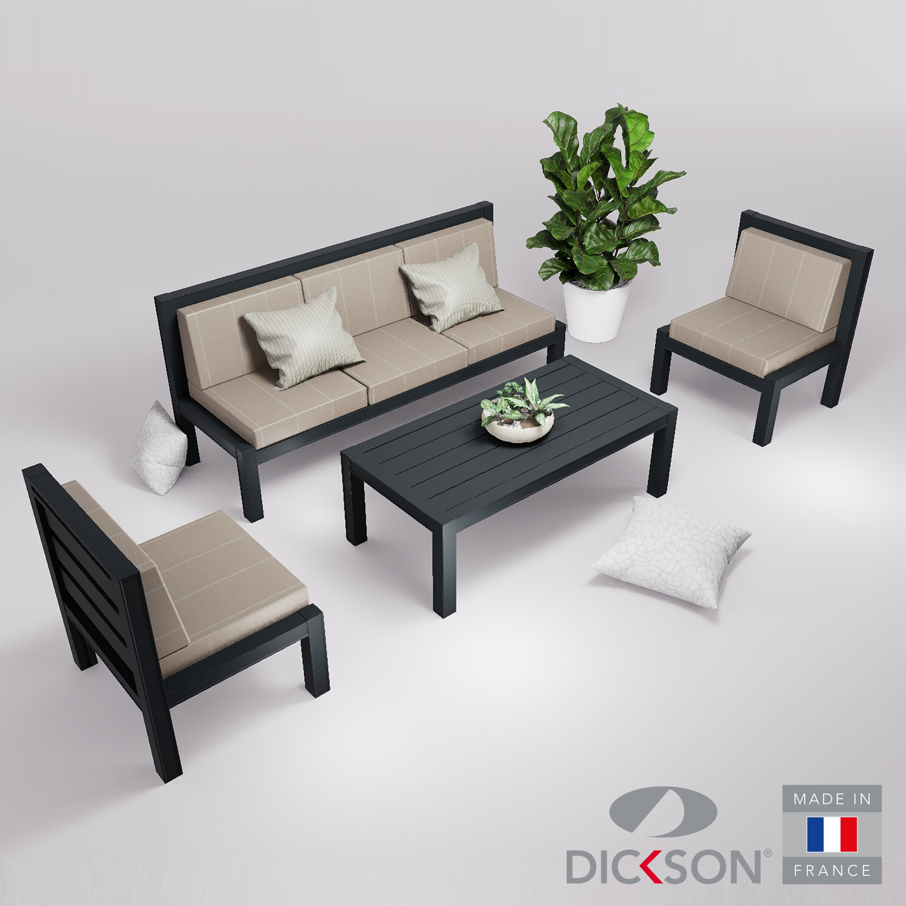 Salon de jardin 5 places
