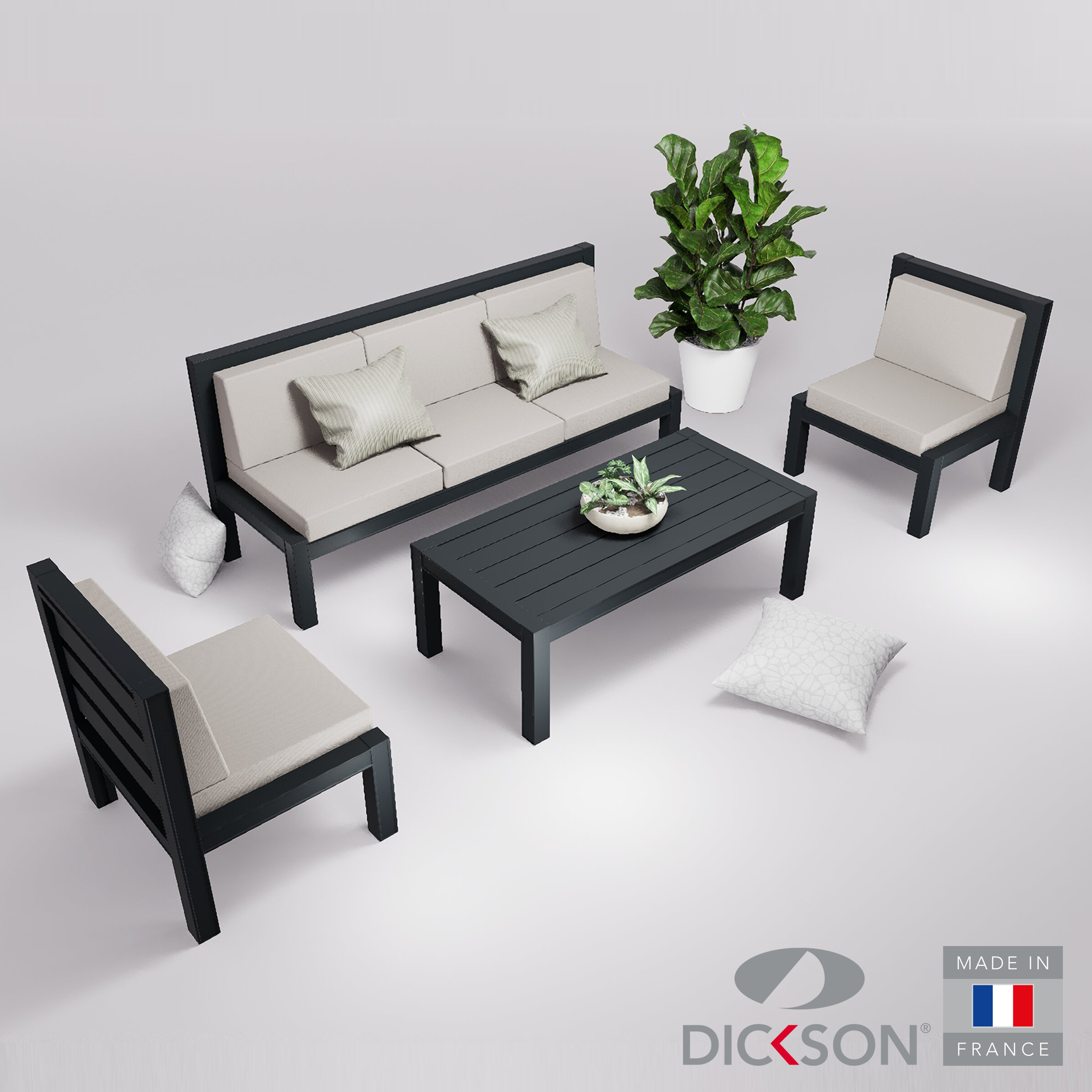 Salon de jardin 5 places