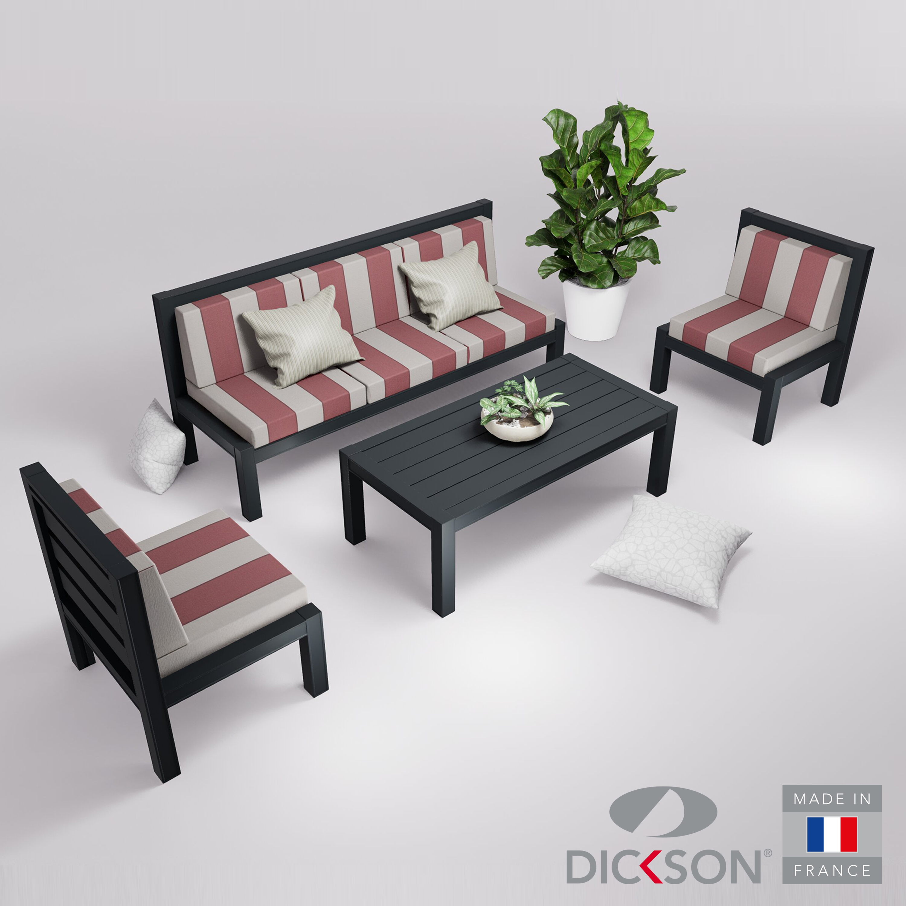 Salon de jardin 5 places