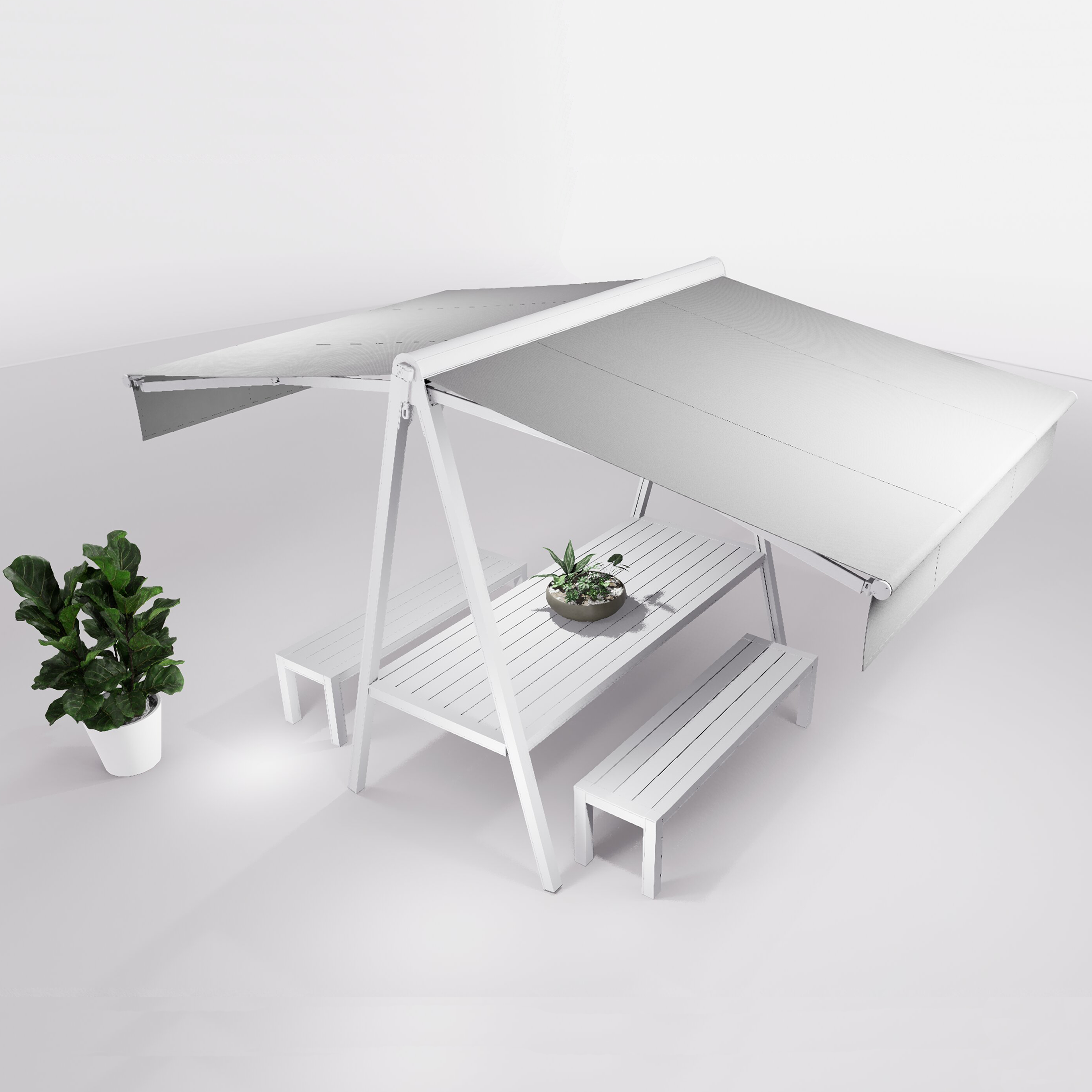 Ensemble duo et bancs 6 places