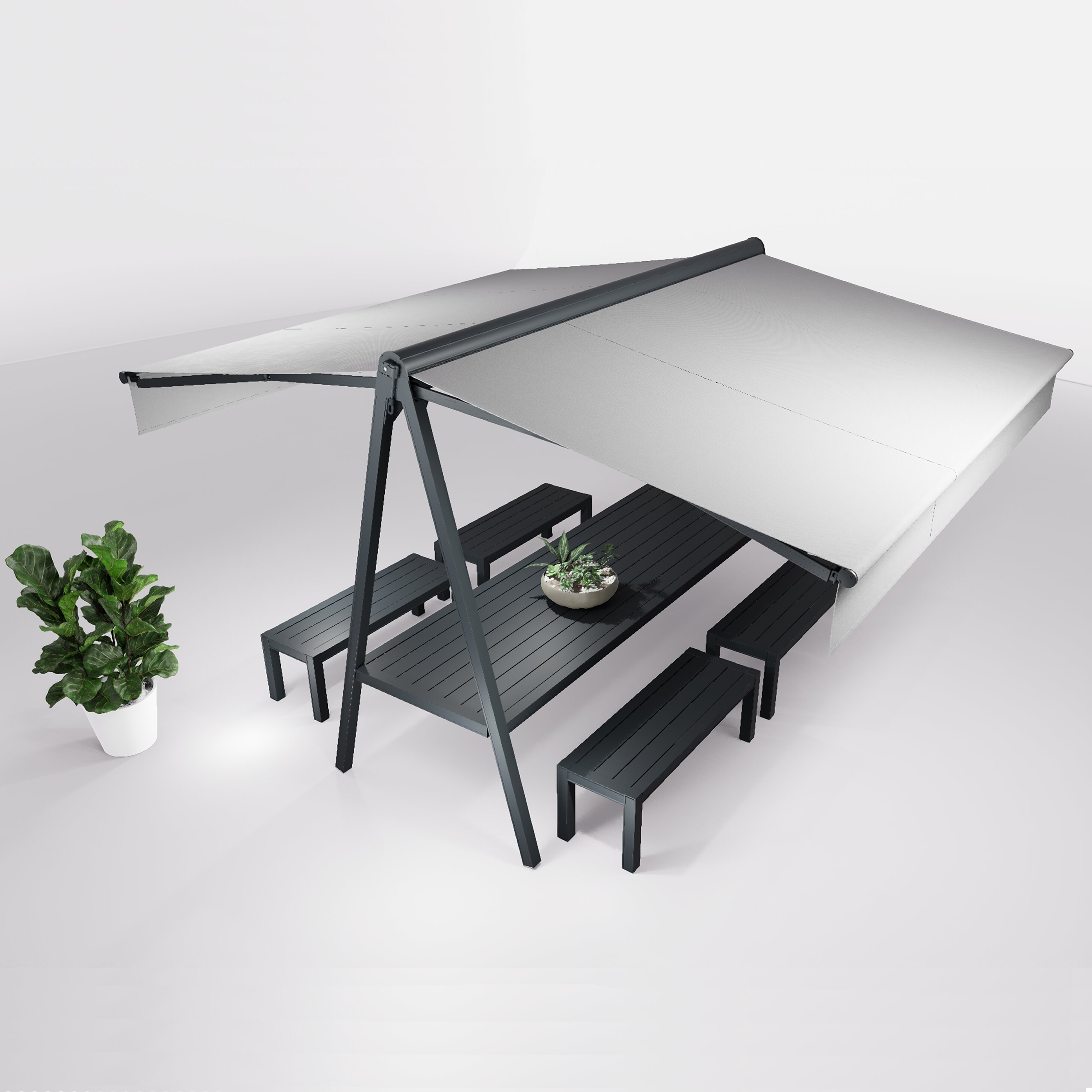 Ensemble duo et bancs 8 places