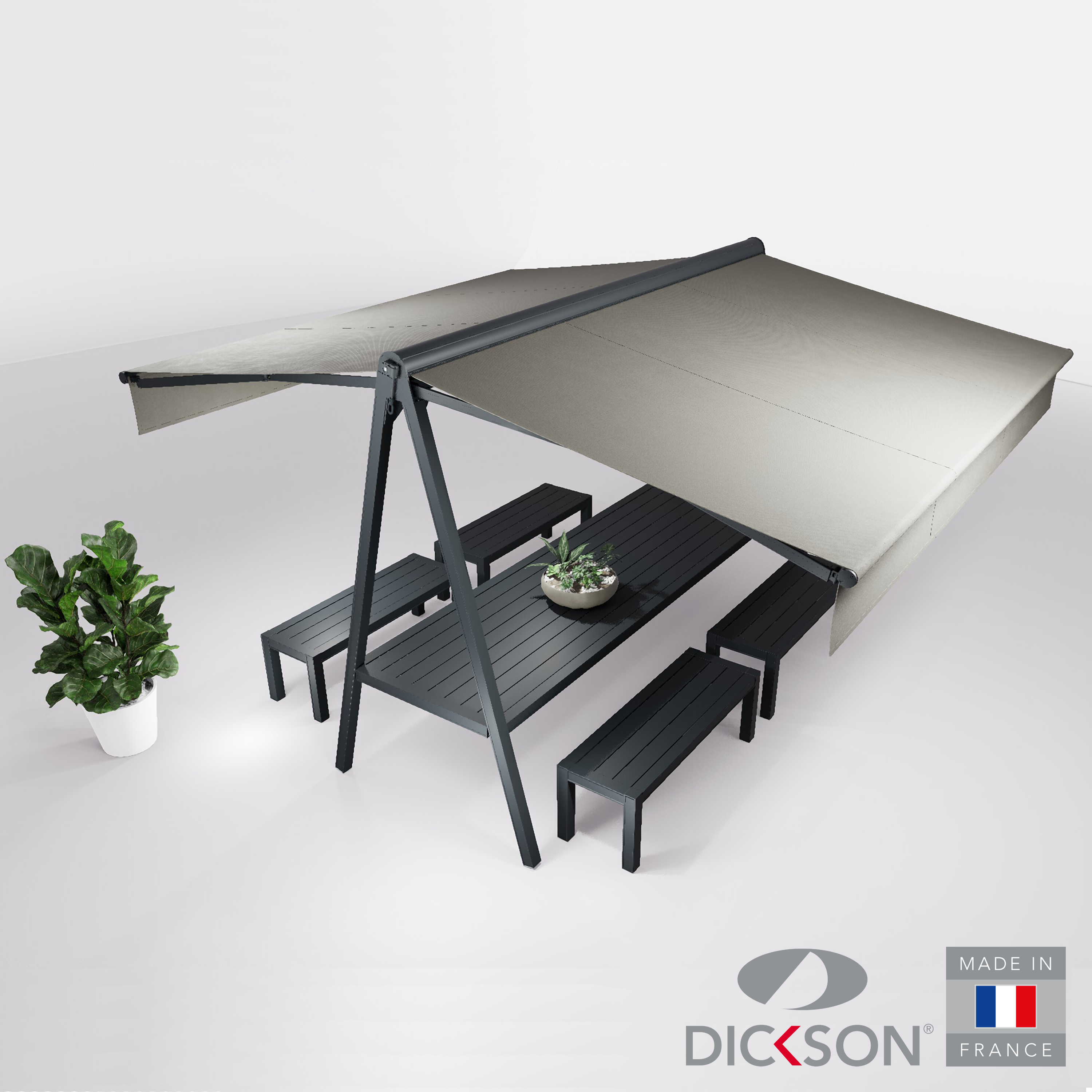 Ensemble duo et bancs 8 places