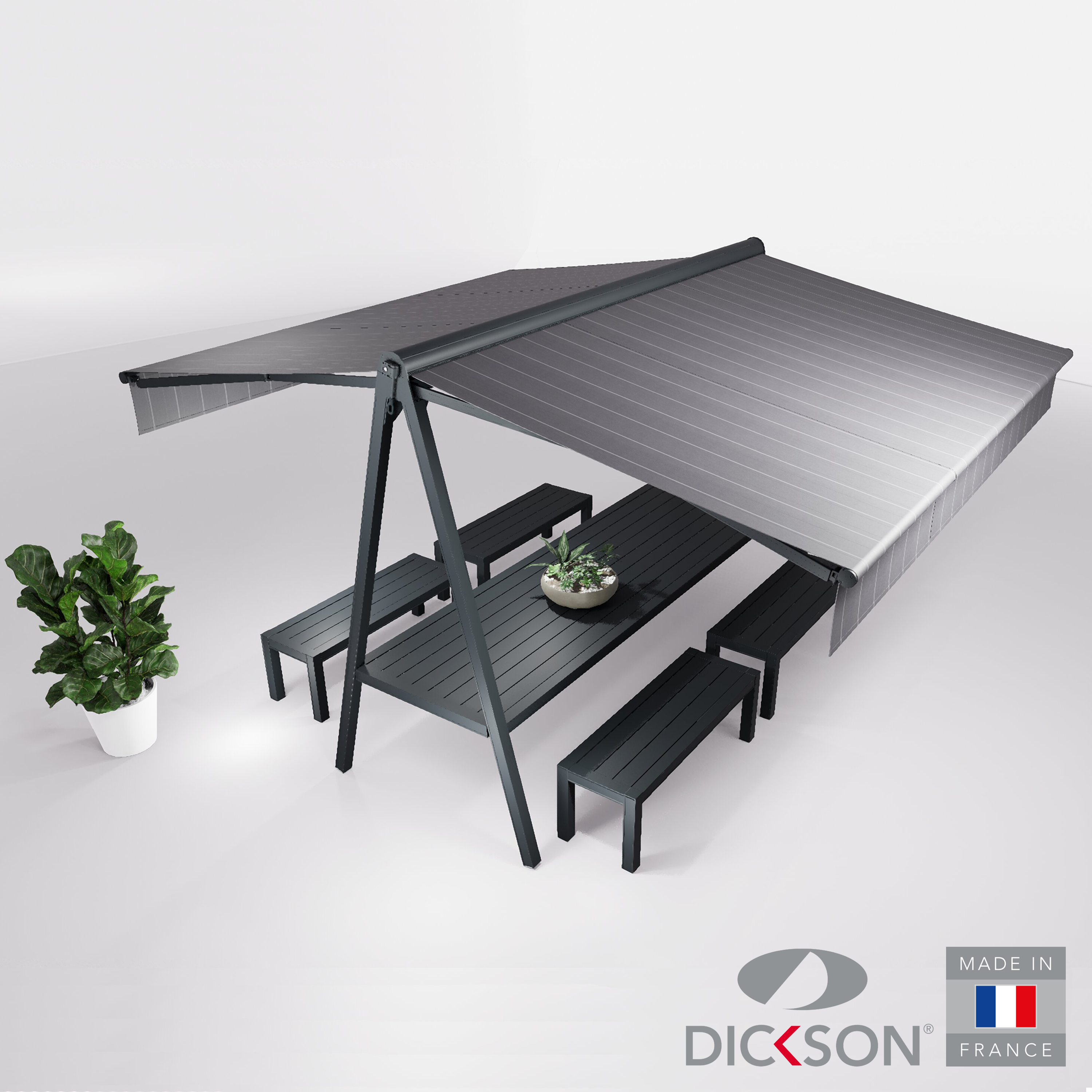 Ensemble duo et bancs 8 places