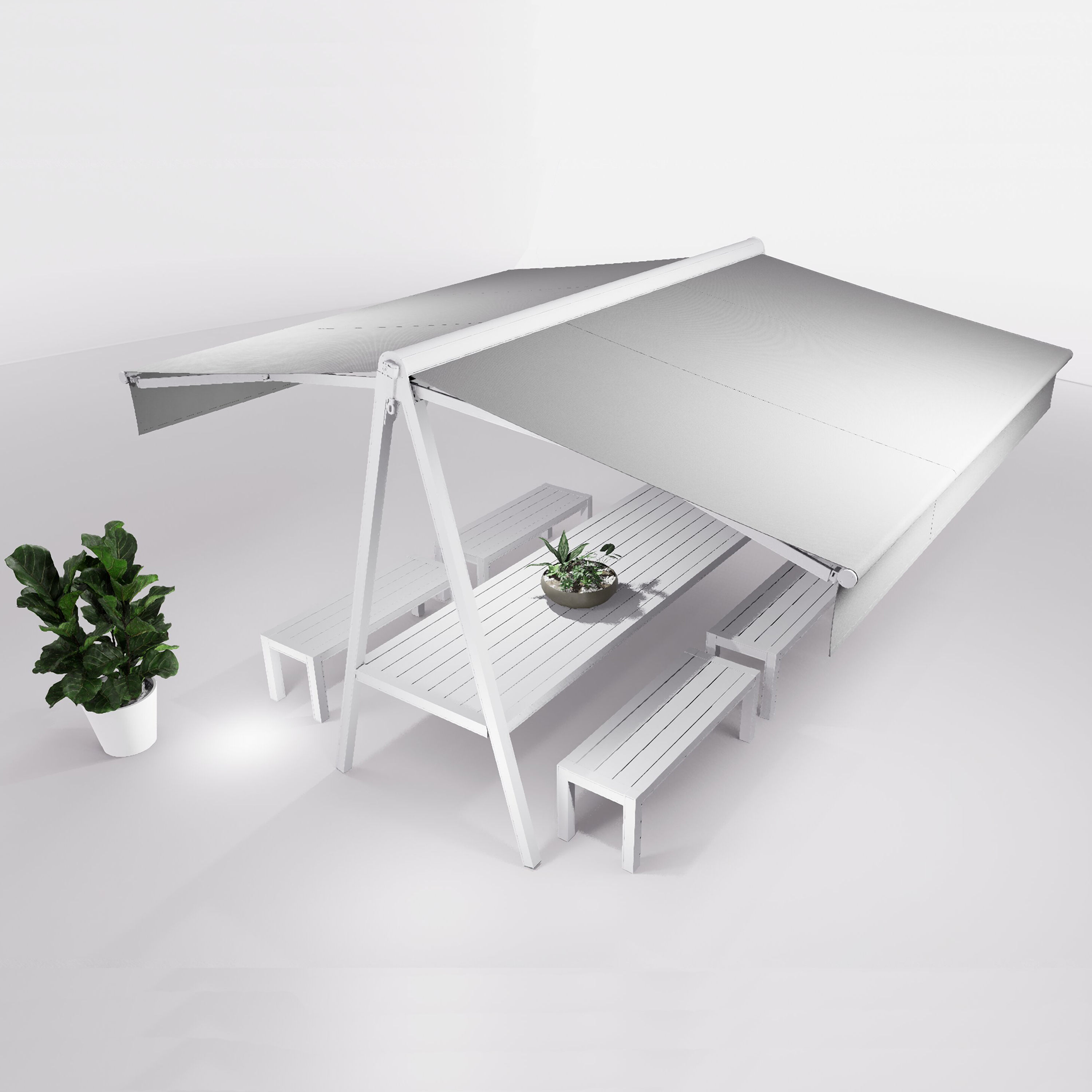 Ensemble duo et bancs 8 places