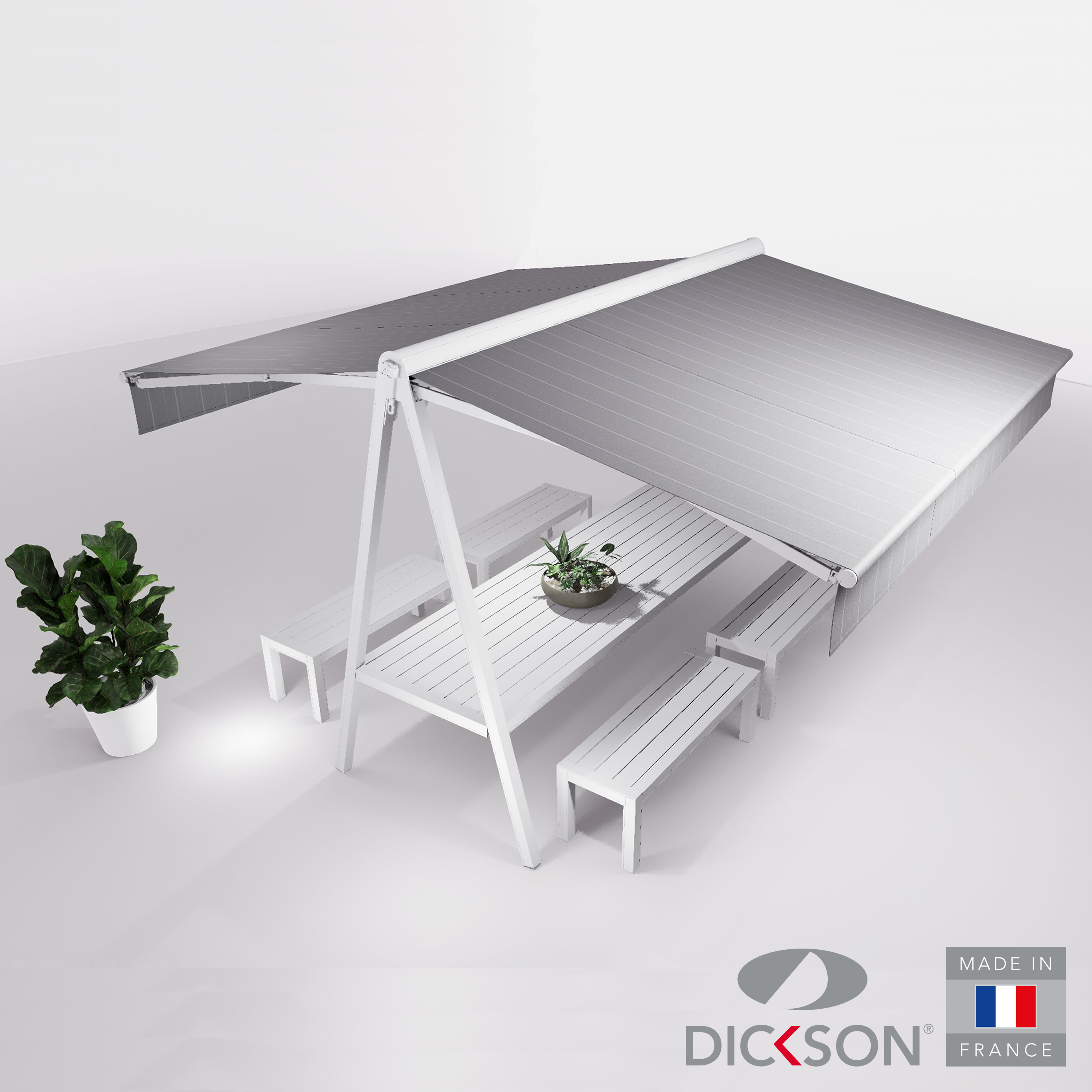 Ensemble duo et bancs 8 places
