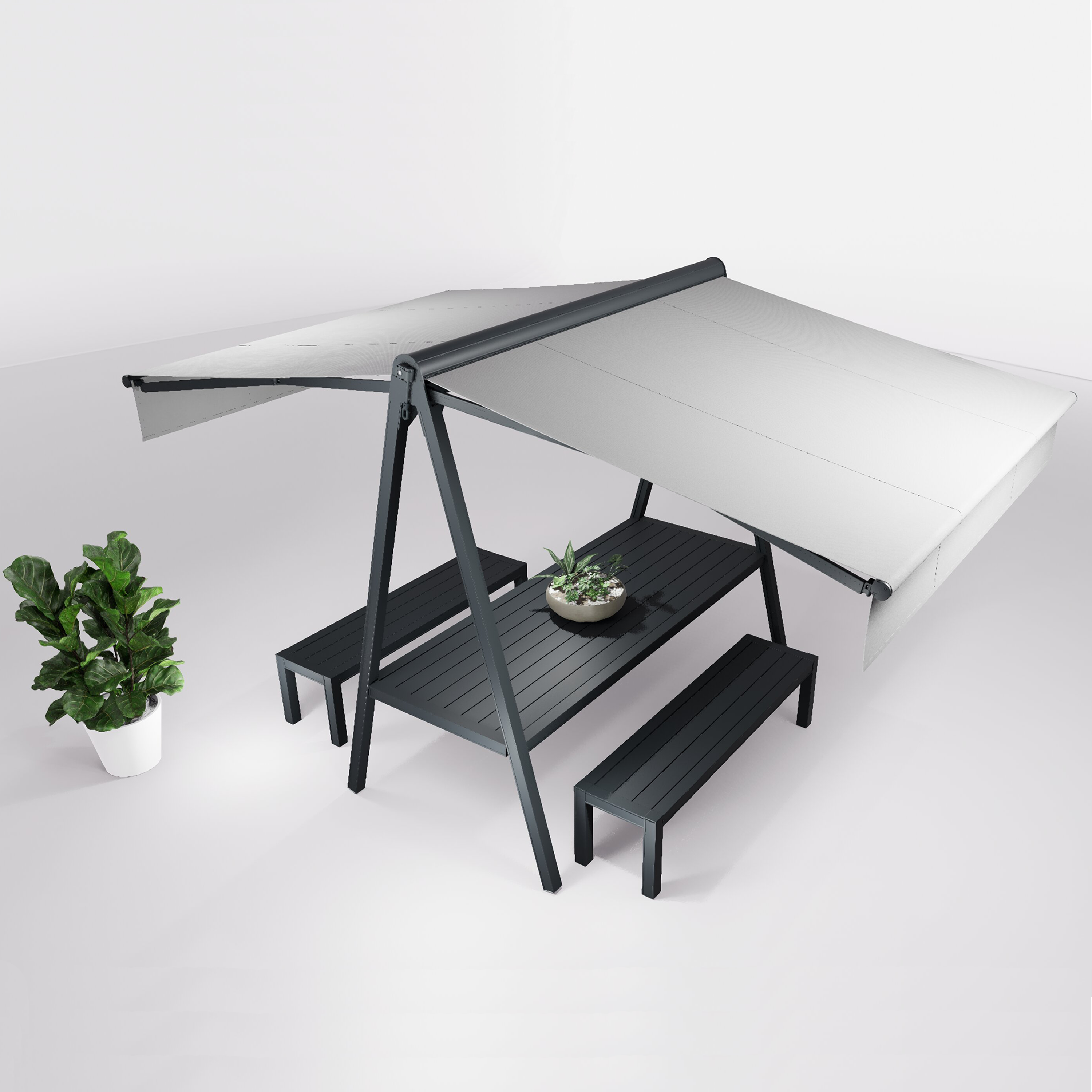 Ensemble duo et bancs 6 places